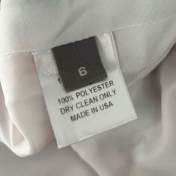 Lela Rose Multi Colored Floral Scalloped Long Sleeve Midi Dress Size 6 - Picture 8 of 14